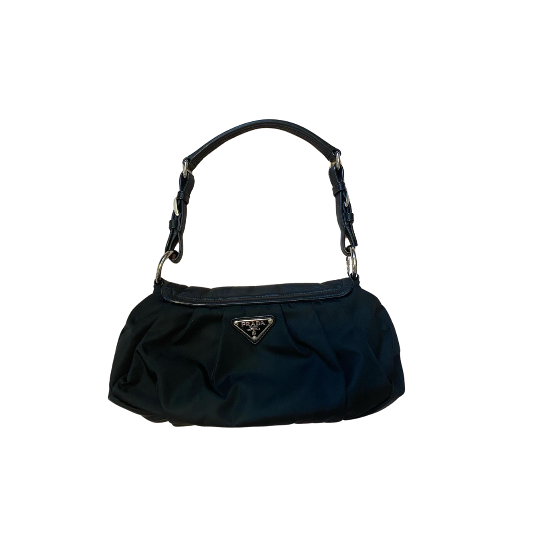 Prada Nylon & Leather Shoulder Bag — HollyClosetCase